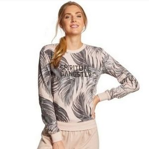 Spiritual Gangster Palm Tree Leaf Sweatshirt